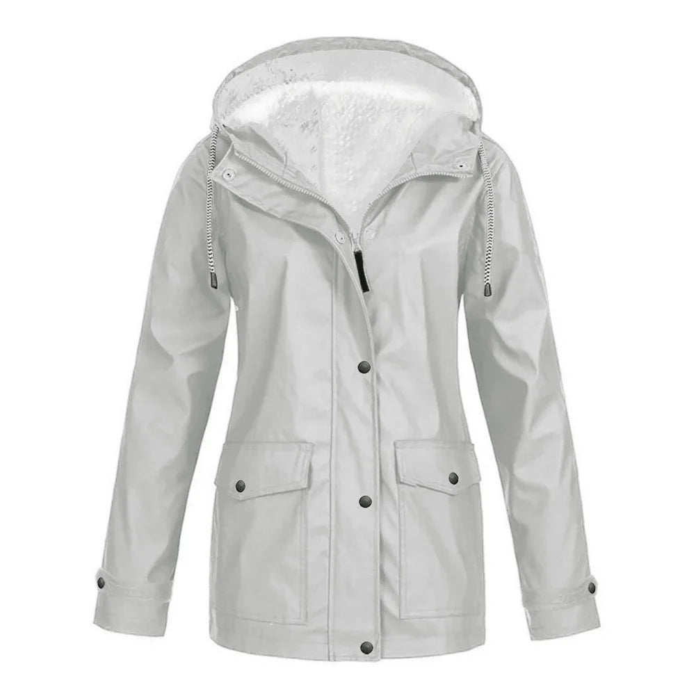 EB | Wasserdichte Fleece-Hoodie-Jacke