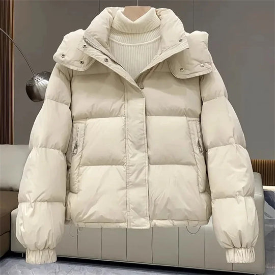 EB | Daunenjacke - Stil mit Kapuze