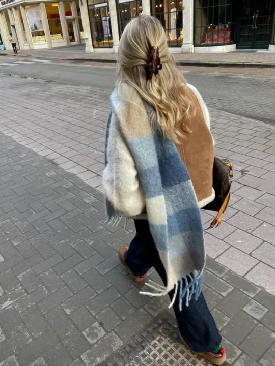 EB | Leder Winterweste Stilvoll & Zeitlos