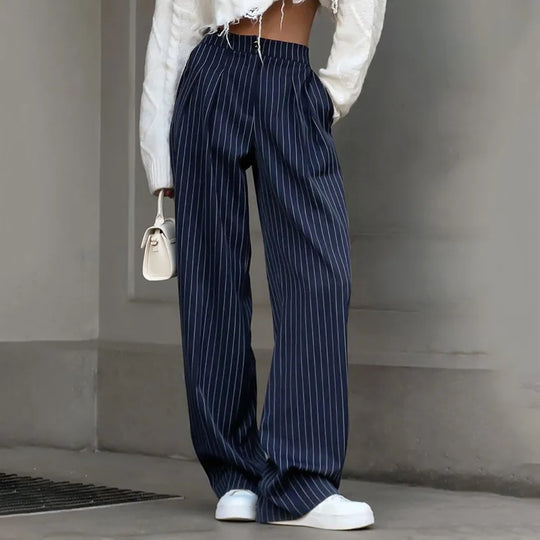 EB | Gestreifte Stoffhose für Damen