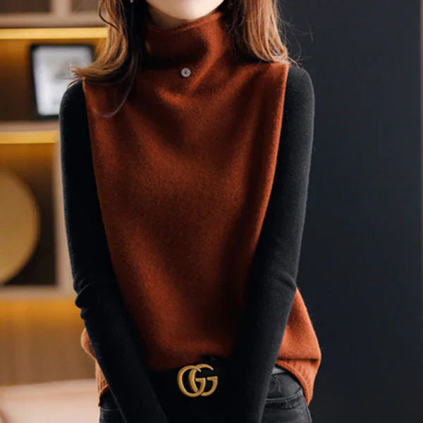 EB | Lockere Rollkragenjacke