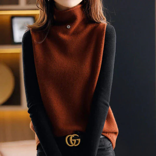 EB | Lockere Rollkragenjacke