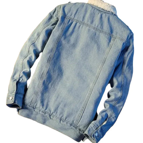 EB | Freizeitjacke mit Lammfelloptik - Modische Übergangsjacke für Alltag und Freizeit