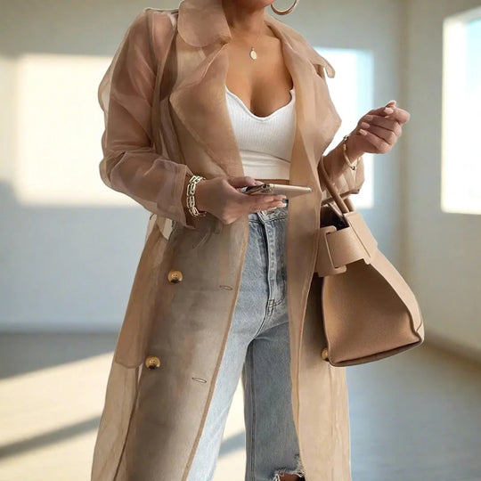 EB | Durchsichtiger Trenchcoat