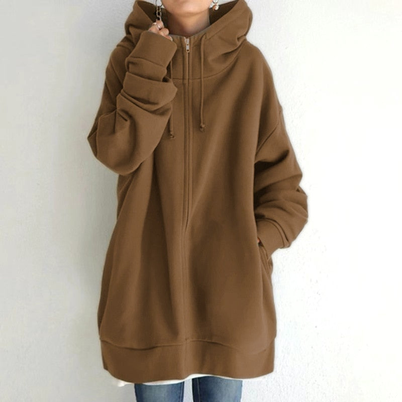 EB - Lange Herbst Strickjacke