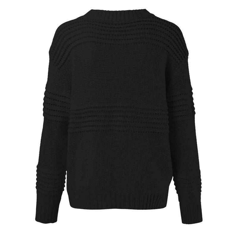 EB | Hohlstrickpullover Mit Luftigem Muster