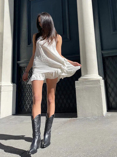 EB | Kühne Metallische Stiefel