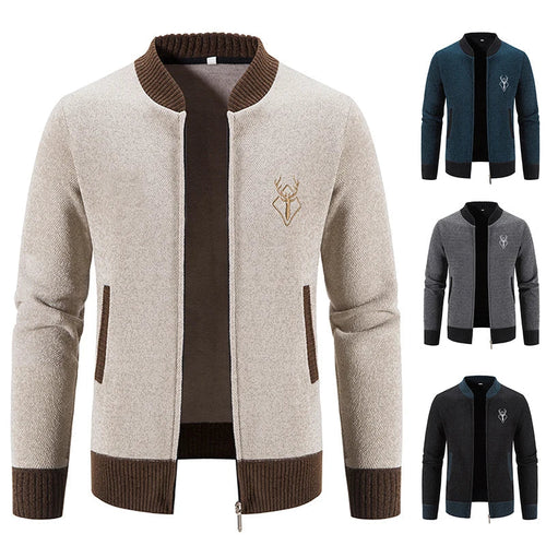 EB | Lässige Strickjacke für Herren aus hochwertigem Garn