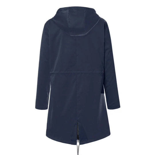 EB | Damen Wasserdichte Regenjacke mit Kapuze, Atmungsaktive Parka für Den Außenbereich