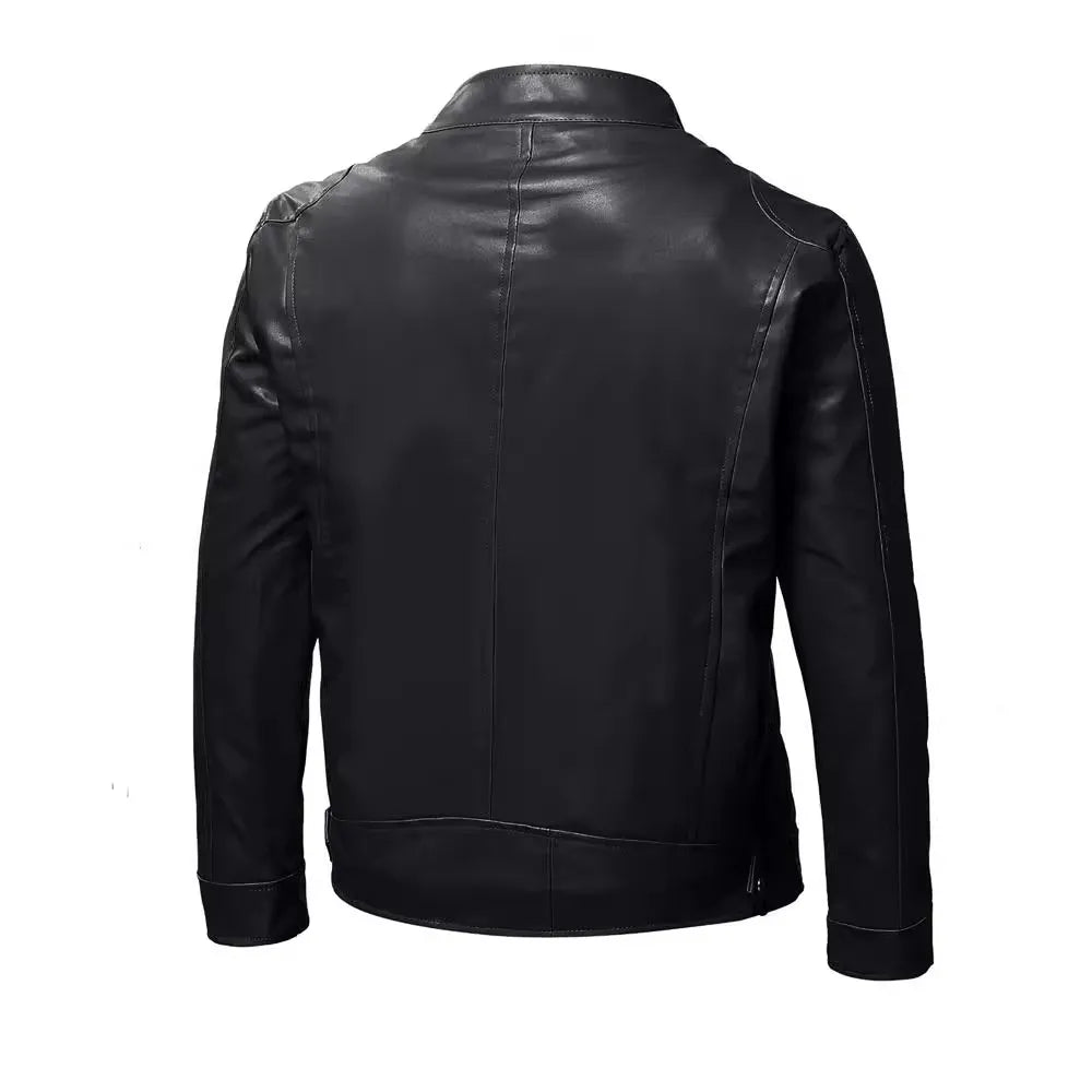EB | Zeitlose Lederjacke mit Biker-Flair