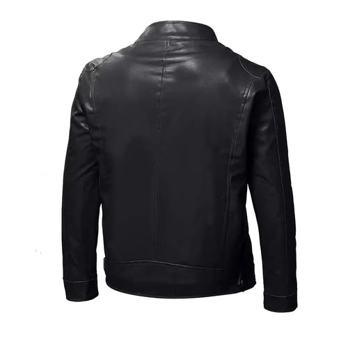 EB | Zeitlose Lederjacke mit Biker-Flair