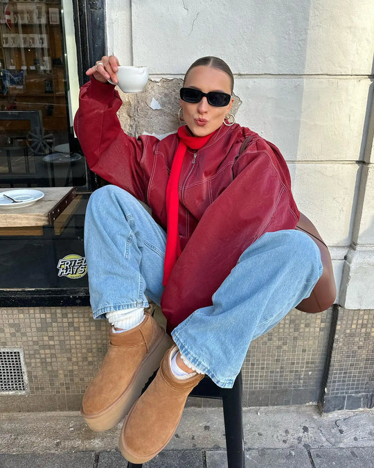 EB | Lederjacke für Modische Outfits