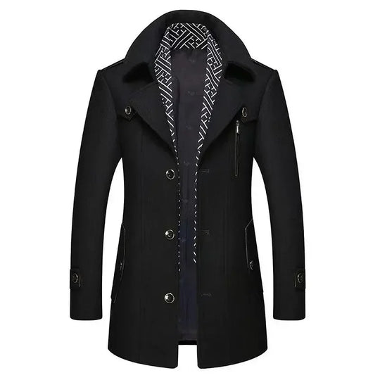 EB | Business Mantel Eleganter Winter Langjacke Klassisch Modern Freizeit