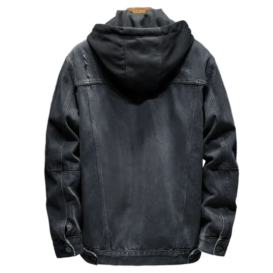 EB | Jeansjacke mit Moderner Kapuze - Elrick