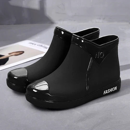 EB | Damen wasserdichte Stiefeletten mit seitlichem Reißverschluss