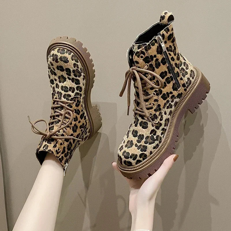 EB | Leopardenmuster Stiefel
