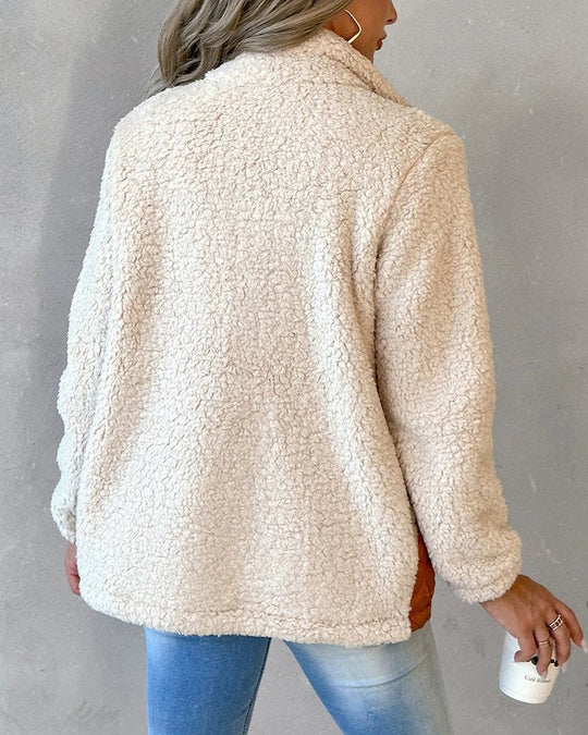 EB | Damen Wende-Fleecejacke mit Subtilen Tiermotiven
