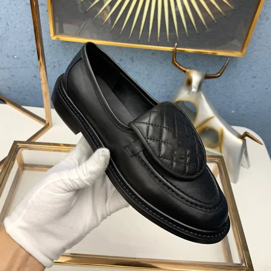 Retro-Leder Schuhe EB