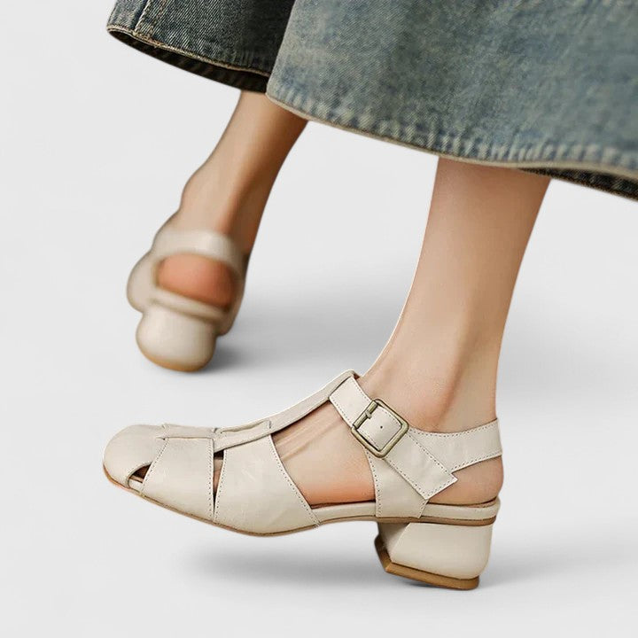 elegante Damensandalen, hochwertiges Leder. EB EB