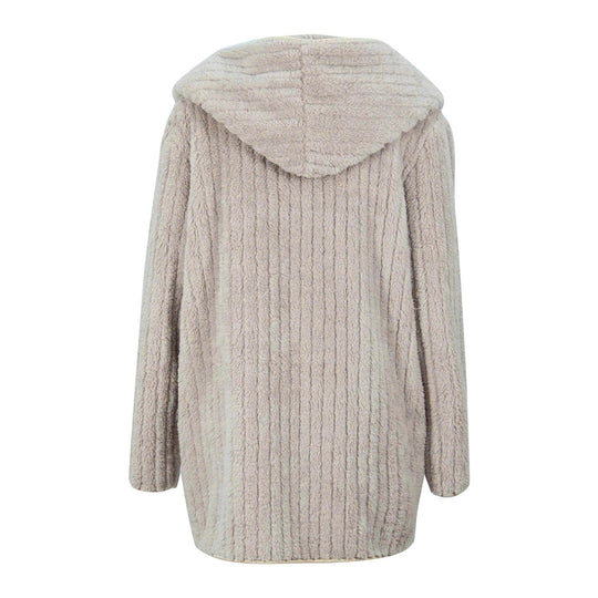 EB | Knopflose Plüschjacke