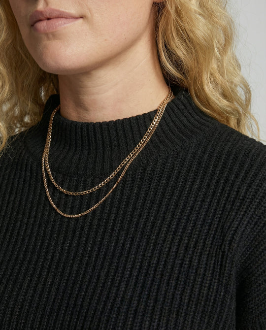 Elegantes Strickset Pullover Rock | EB
