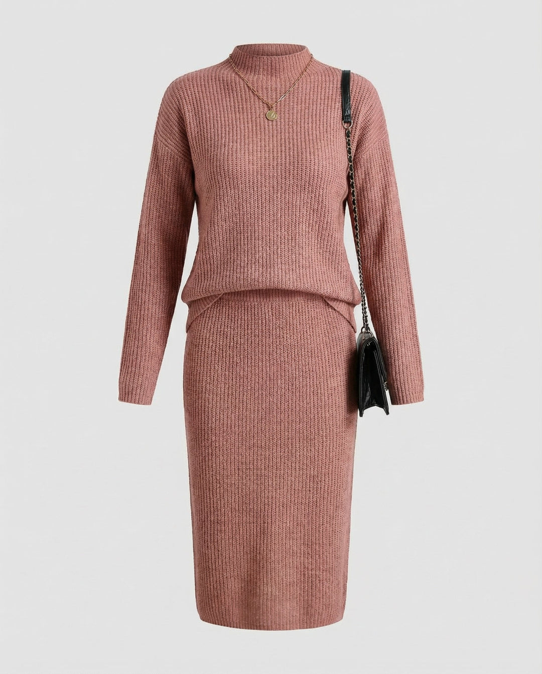 Elegantes Strickset Pullover Rock | EB