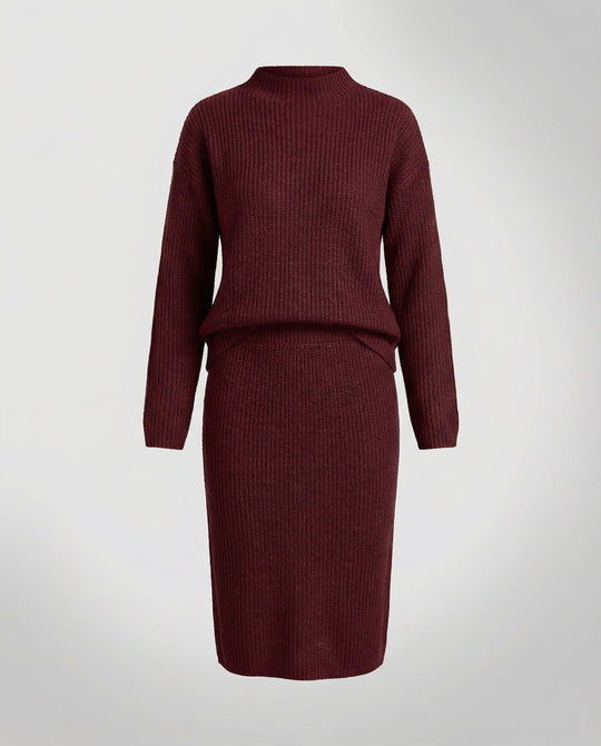 Elegantes Strickset Pullover Rock | EB