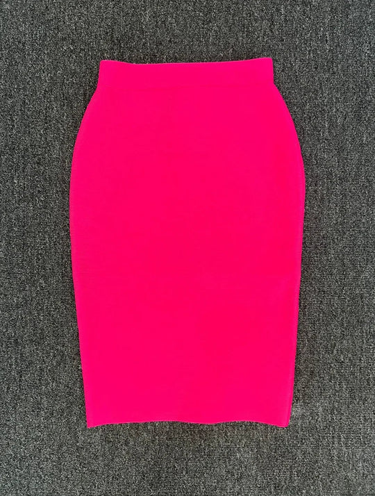 EB | Frauen Neue Rayon Bandage Rock Elegante Bleistiftrock Berühmte Sexy Club Party Kleidung Vintage Vestios