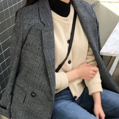 EB | Blazer mit Karierter Jacke