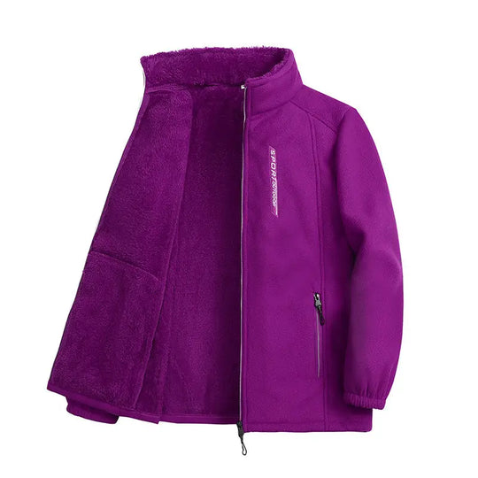 EB | Fleece Zip-Up Cardigan