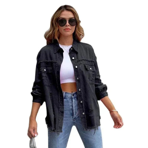 EB | Übergroße Denim Jacke für Damen