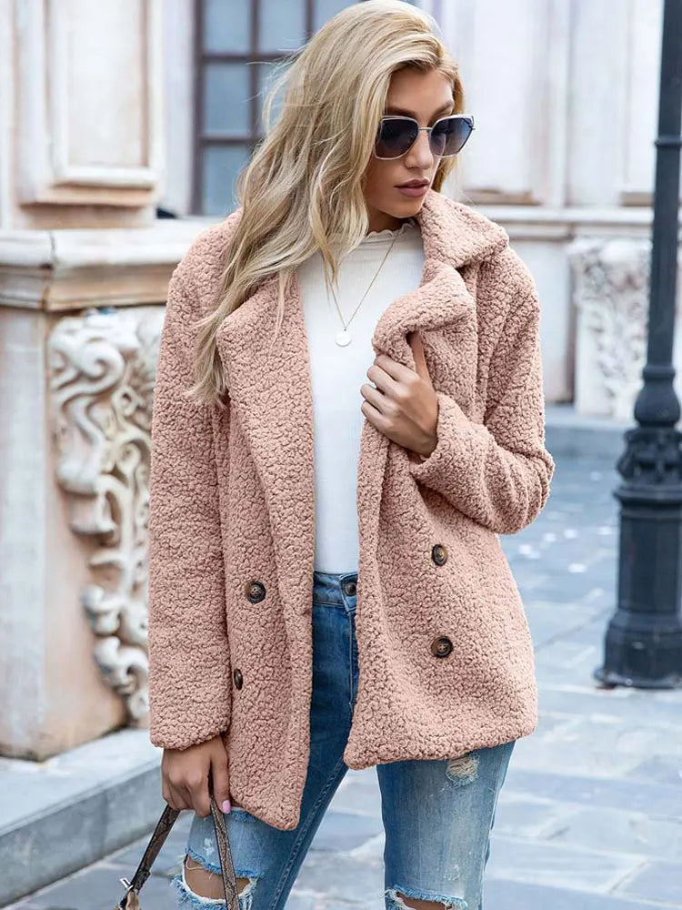 EB | Warmer Teddy-Mantel Damen
