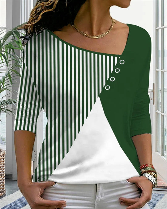 EB | Mirtesshirt V-Ausschnitt T-Shirt für Damen