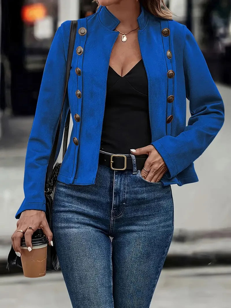 EB | Samt Doppelreiher Jacket