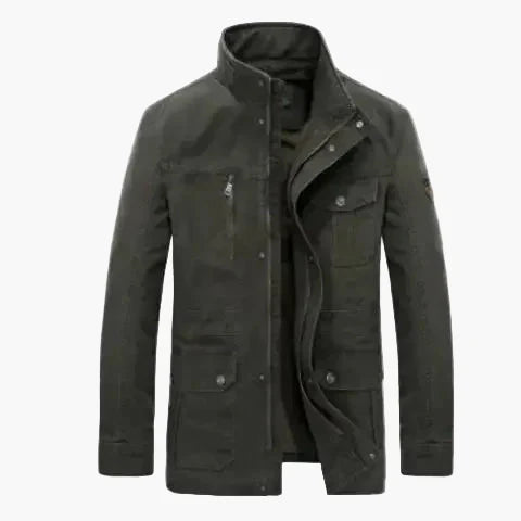 EB | Freizeitjacke mit Stehkragen und Mehrfachtaschen - Lässige Übergangsjacke für Alltag und Outdoor