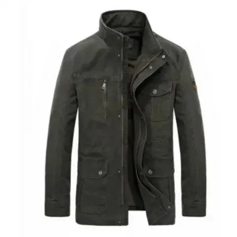 EB | Outdoor Übergangsjacke mit Stehkragen und Mehrfachtaschen - Lässige Mode für Alltag und Freizeit
