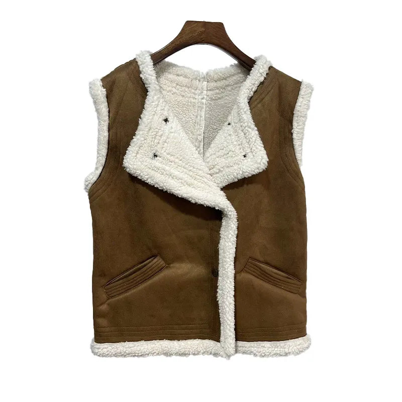 EB | Leder Winterweste Stilvoll & Zeitlos