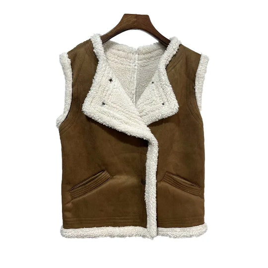 EB | Leder Winterweste Stilvoll & Zeitlos