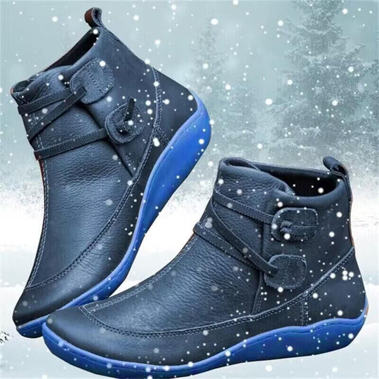 EB | und Warme Damenstiefel Aus Leder