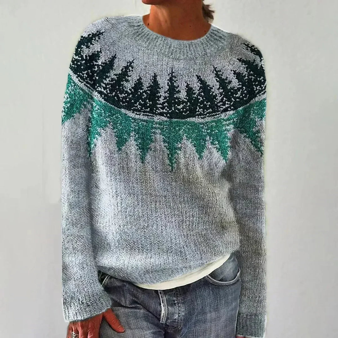 EB | Clair Strickpulli Herbst Mit Mustern