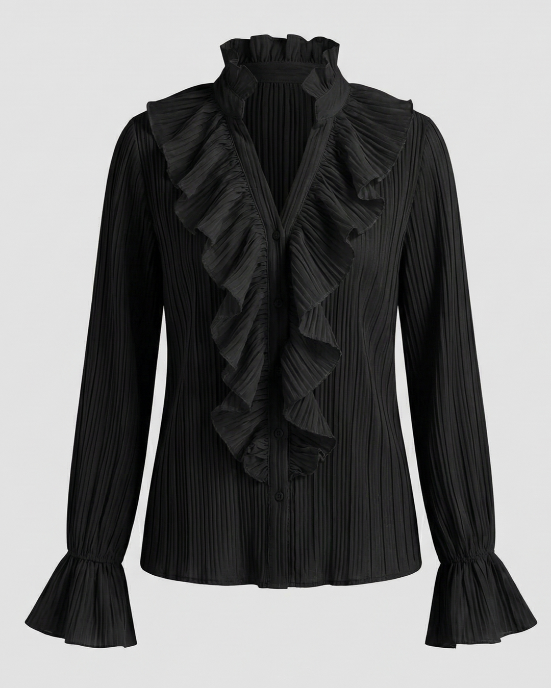 Elegante Gerüschte Bluse Damen | EB