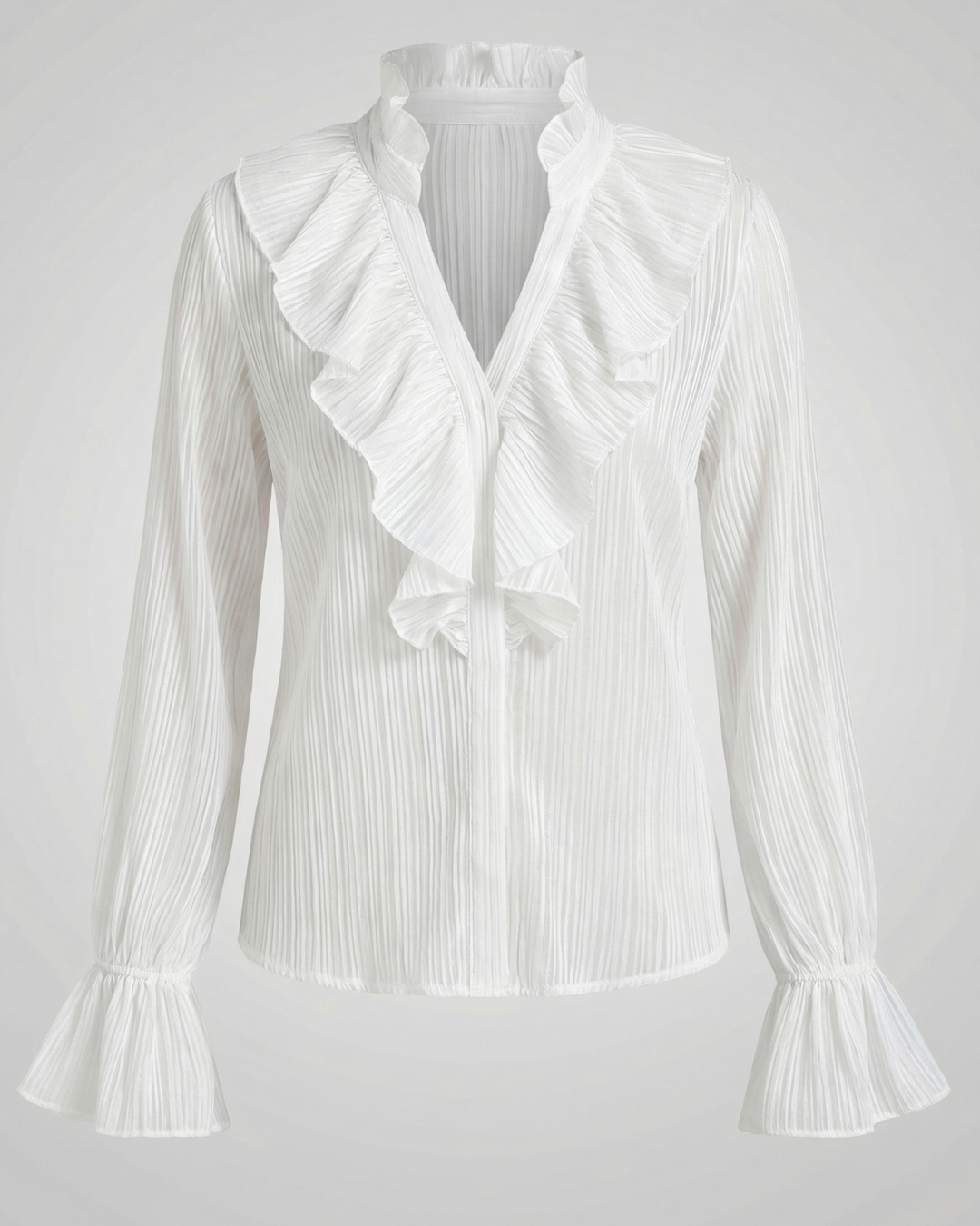 Elegante Gerüschte Bluse Damen | EB