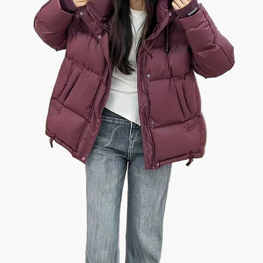 EB | Winter Steppjacke mit Kapuze - Modische Outdoorjacke, Freizeit & Alltag