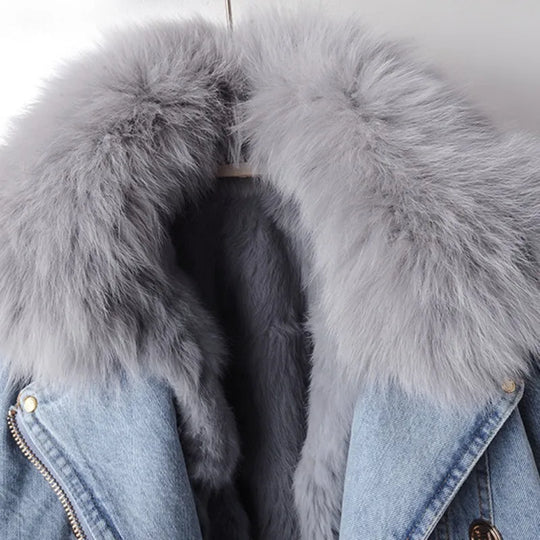 EB | Damenjeansjacke mit Paspel Serene