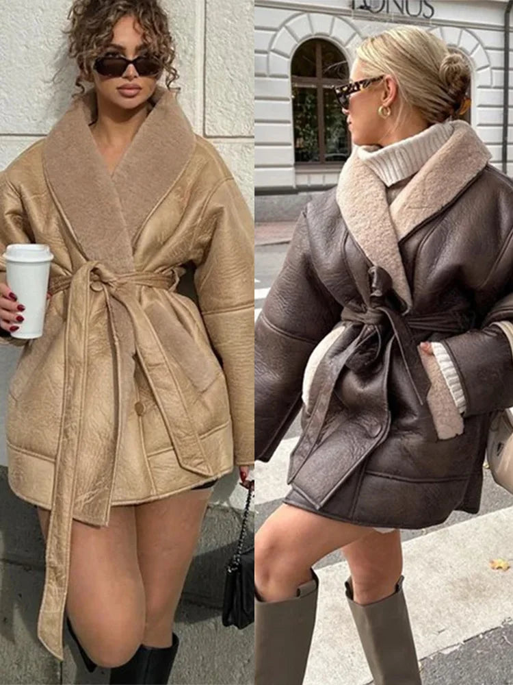 EB | Kragen jacke Für Frauen