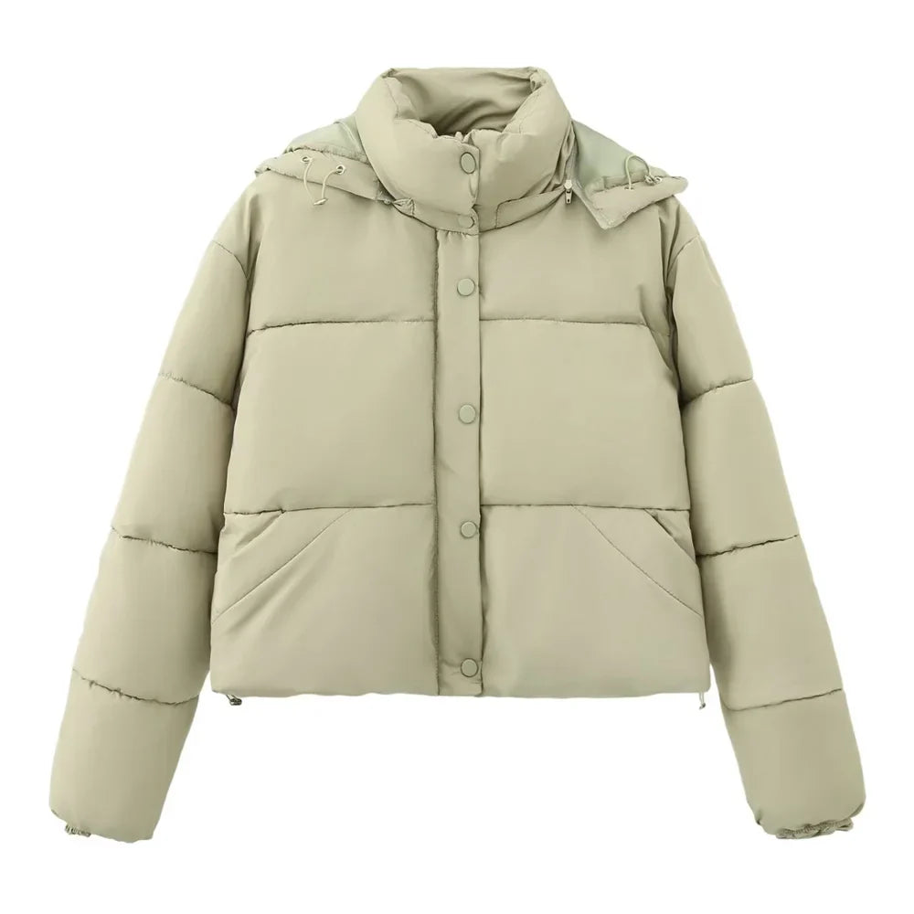 EB | Lässige Kurze Kapuzenjacke