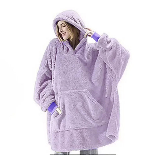 EB | Übergroßer Flanell-Decken Hoodie für Herren & Damen