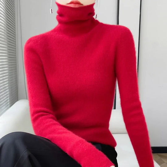 EB | Rollkragenpullover Aus Wolle