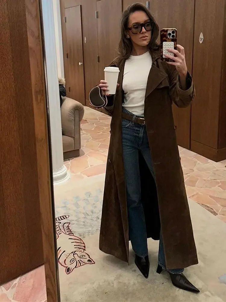 EB | Faux Suede Winterjacke für Damen