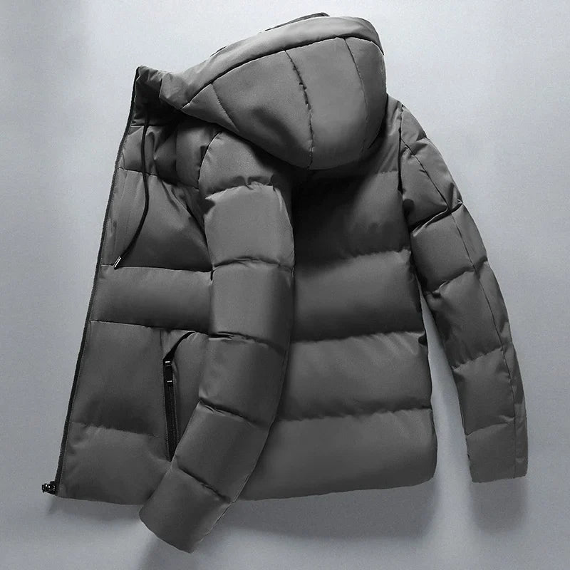 EB | Gepolsterte Winterjacke mit Kapuze Polyester Warm und Funktional